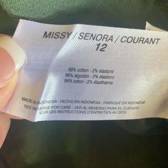 NWT🌟CODE BLEU🇺🇸Skinny🍃Camo PANTS🍃F’AB Body Sculpt Flex Fabric Size 12 - Picture 9 of 12